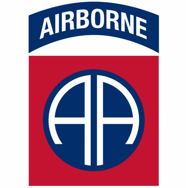 82nd Airborne Division Insignia Military Veteran Cutout (Front)