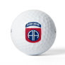 82nd Airborne Division Insignia Military Veteran Golf Balls