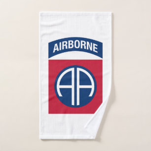 82nd Airborne Division Insignia Military Veteran Hand Towel
