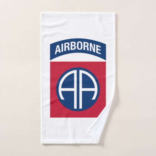 82nd Airborne Division Insignia Military Veteran Hand Towel