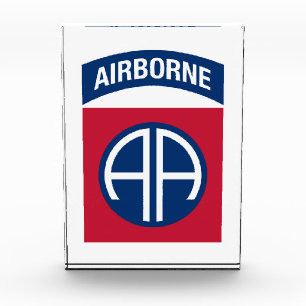 82nd Airborne Division Insignia Military Veteran Photo Block