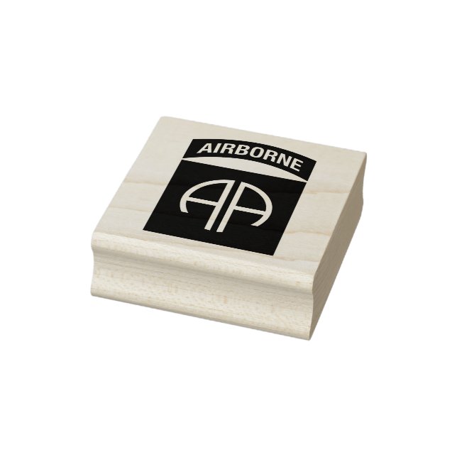 82nd Airborne Division Insignia Military Veteran Rubber Stamp (Stamp)
