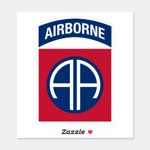 82nd Airborne Division Insignia Military Veteran Sticker