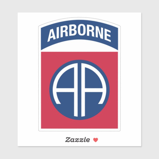 82nd Airborne Division Insignia Military Veteran Sticker (Sheet)