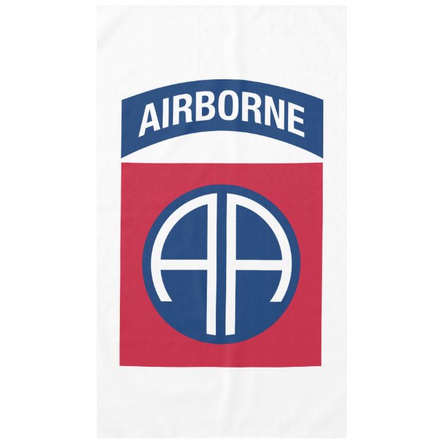 82nd Airborne Division Insignia Military Veteran Tablecloth (Front)