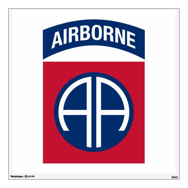 82nd Airborne Division Insignia Military Veteran Wall Decal (Front)