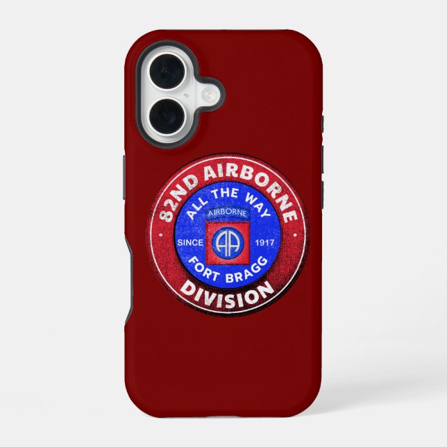 82nd Airborne Division  Iphone Case (Back)