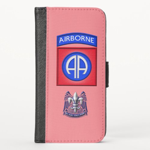 82nd Airborne Division iPhone X Wallet Case