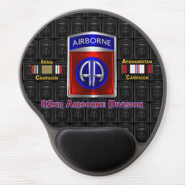 82nd Airborne Division Iraq & Afghanistan Veteran  Gel Mouse Pad (Front)