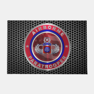 82nd Airborne Division Jump Master Doormat