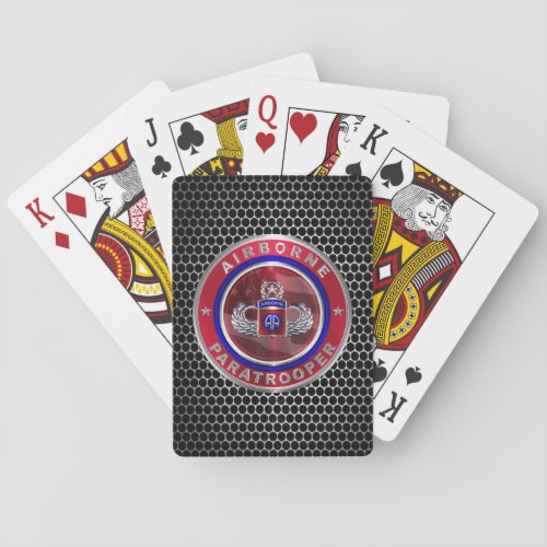 82nd Airborne Division âœJump Masterâ Playing Cards