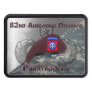 82nd Airborne Division Jump Wings with Beret Hitch Hitch Cover