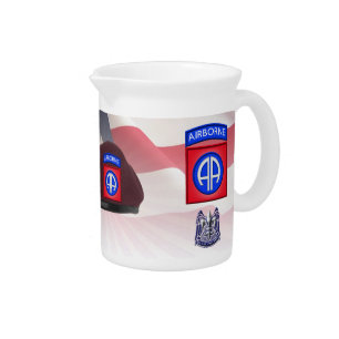 82nd Airborne Division “Legendary Beret” Beverage Pitcher