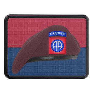 82nd Airborne Division “Legendary Beret” Hitch Cov Hitch Cover