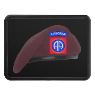82nd Airborne Division “Legendary Beret” Hitch Cov Hitch Cover