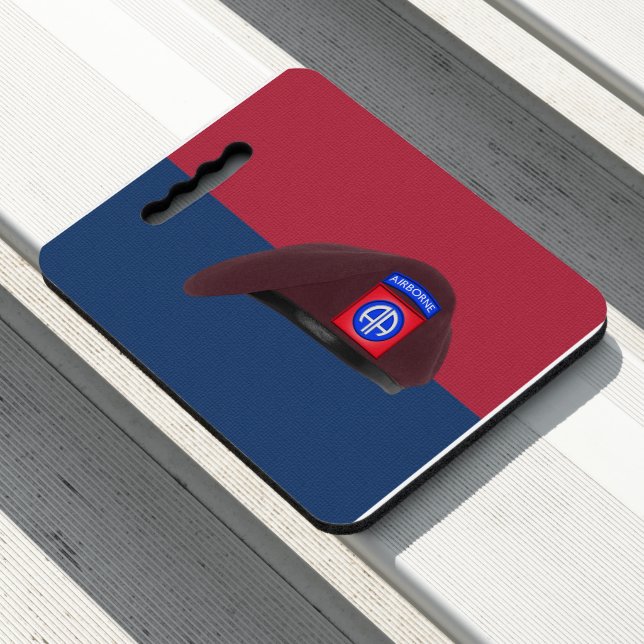 82nd Airborne Division “Legendary Beret” Seat Cushion (In Situ)
