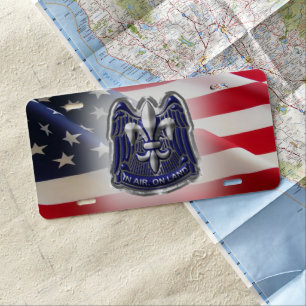 82nd Airborne Division License Plate