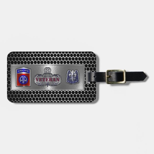 82nd Airborne Division Luggage Tag (Front Horizontal)