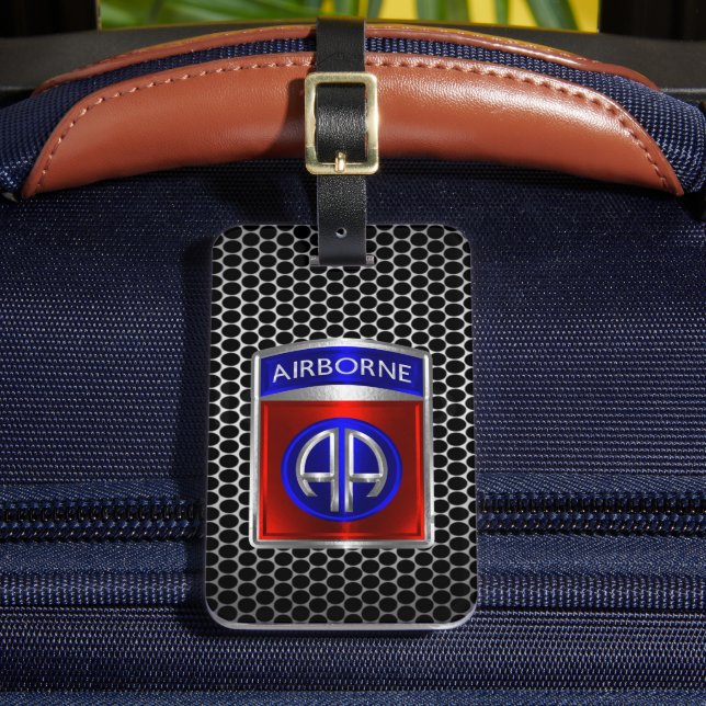82nd Airborne Division   Luggage Tag (Front Insitu 2)