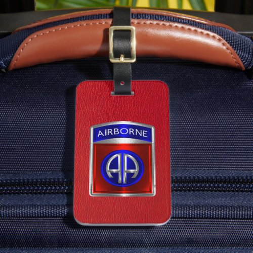 82nd Airborne Division   Luggage Tag
