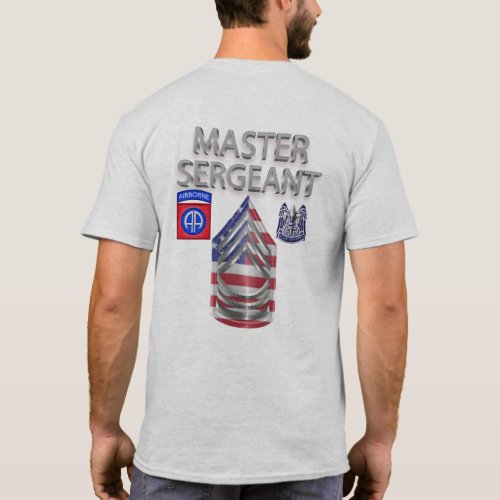 82nd Airborne Division Master Sergeant T_Shirt