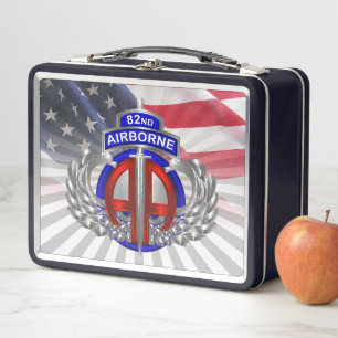 82nd Airborne Division Metal Lunch Box
