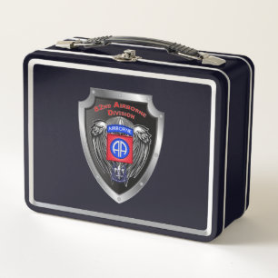 82nd Airborne Division  Metal Lunch Box