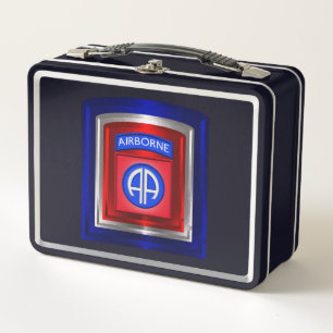 82nd Airborne Division  Metal Lunch Box