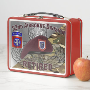 82nd Airborne Division  Metal Lunch Box