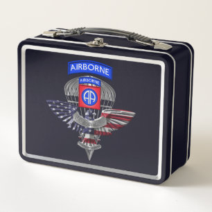 82nd Airborne Division Metal Lunch Box
