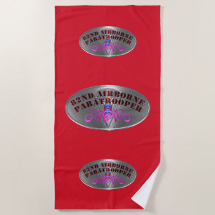 82nd Airborne Division MOM Beach Towel