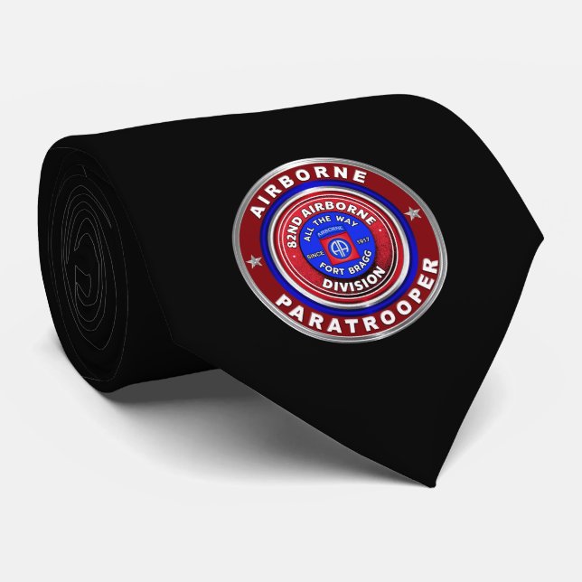 82nd Airborne Division   Neck Tie (Rolled)