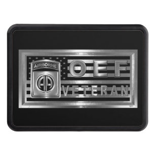 82nd Airborne Division OEF VETERAN Hitch Cover