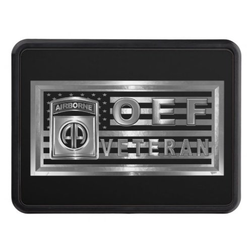 82nd Airborne Division OEF VETERAN Hitch Cover