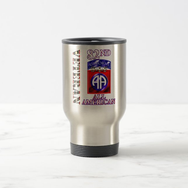 82nd Airborne Division OIF Veteran Travel Mug (Center)