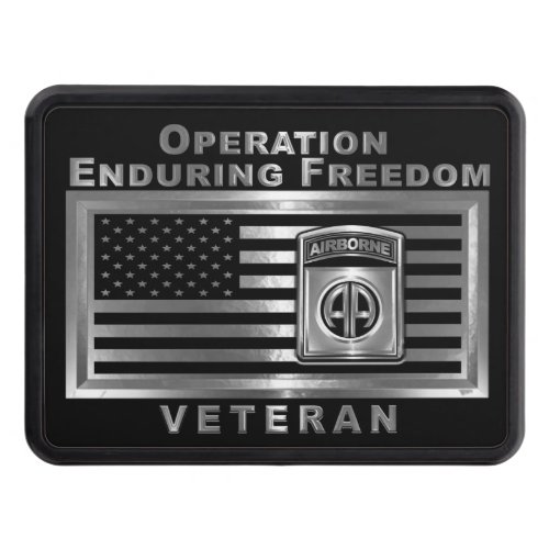 82nd Airborne Division Operation Enduring Freedom Hitch Cover