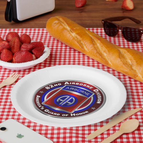 82nd Airborne Division  Paper Plates