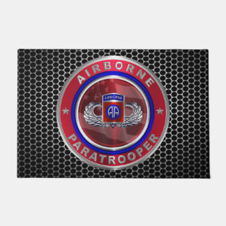 82nd Airborne Division Paratrooper Doormat