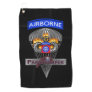 82nd Airborne Division Paratrooper Flaming Wings Golf Towel