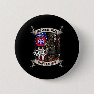 82nd Airborne Division Paratrooper Fort Bragg Jump Button