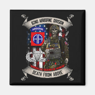 82nd Airborne Division Paratrooper Fort Bragg Jump Magnet