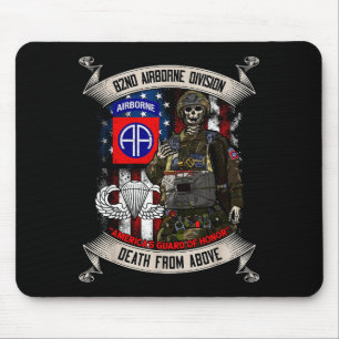 82nd Airborne Division Paratrooper Fort Bragg Jump Mouse Pad