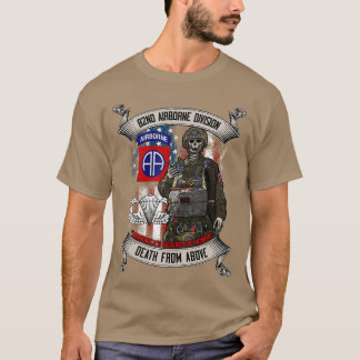 82nd Airborne Division Paratrooper Fort Bragg Jump T-Shirt
