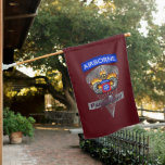 82nd Airborne Division Paratrooper  House Flag