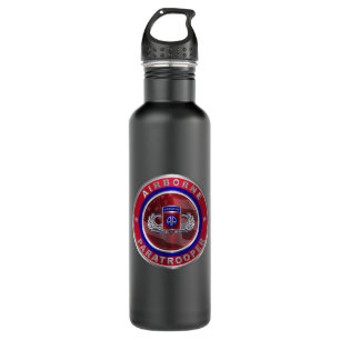 82nd Airborne Division “PARATROOPER” Stainless Steel Water Bottle