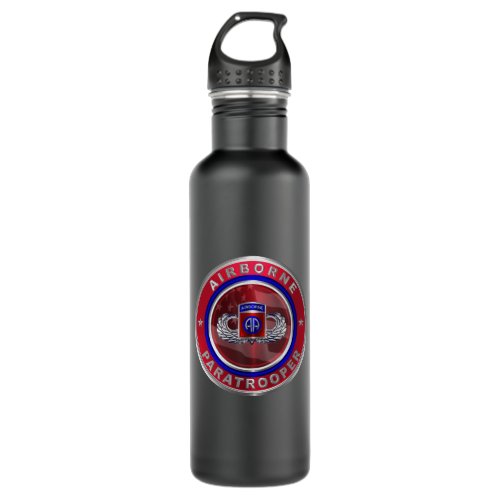 82nd Airborne Division PARATROOPER Stainless Steel Water Bottle