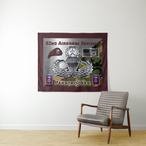 82nd Airborne Division  Paratrooper  Tapestry