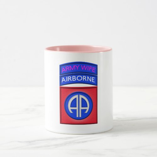 82nd Airborne Division Paratrooper Wife Mug