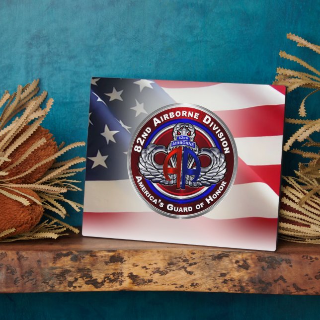 82nd Airborne Division  Plaque (Side)