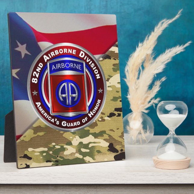 82nd Airborne Division  Plaque (Side)
